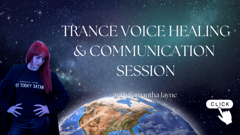 TRANCE VOICE MEDIUMSHIP AND HEALING SESSION