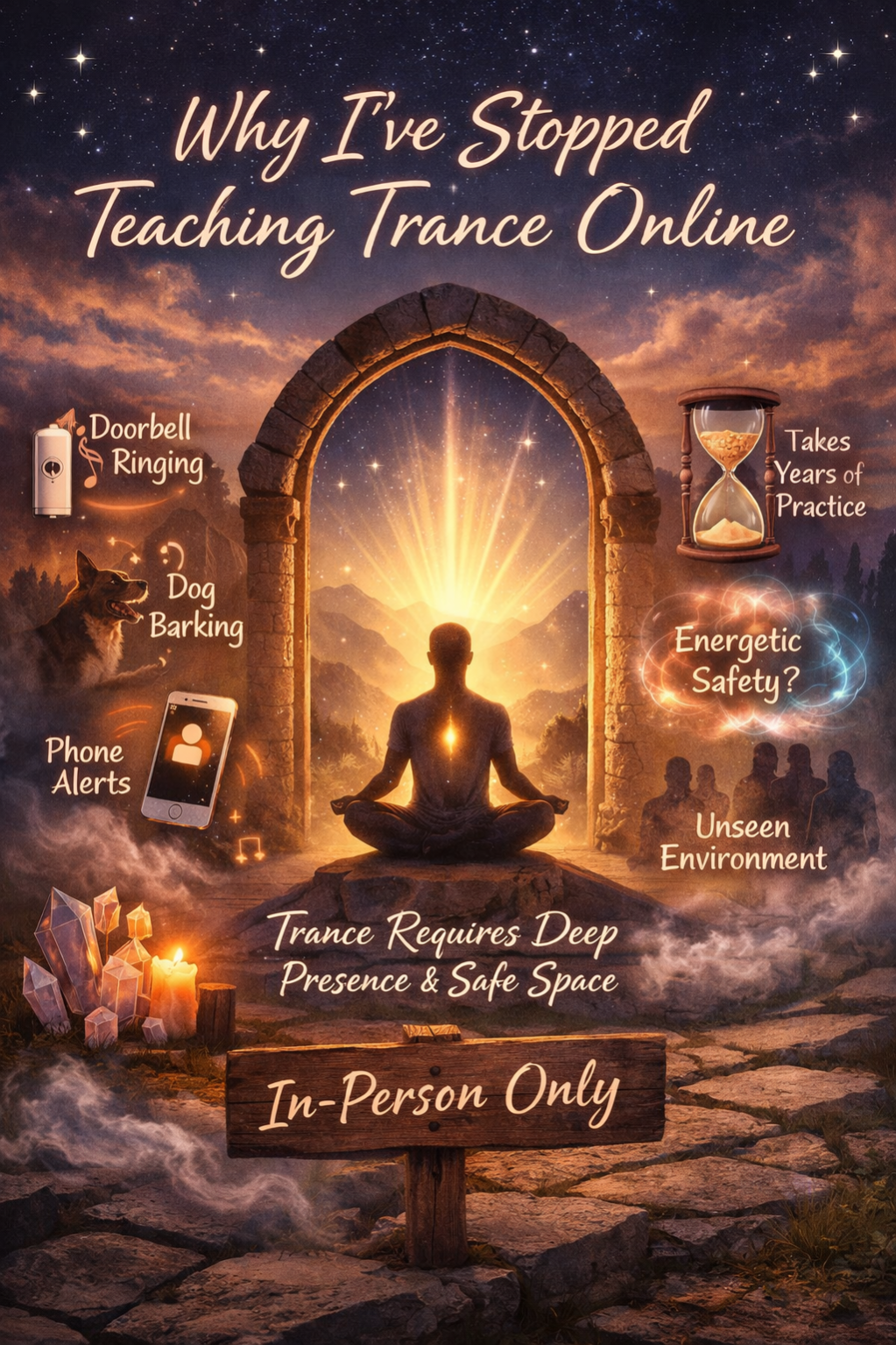 why I wont teach trance online