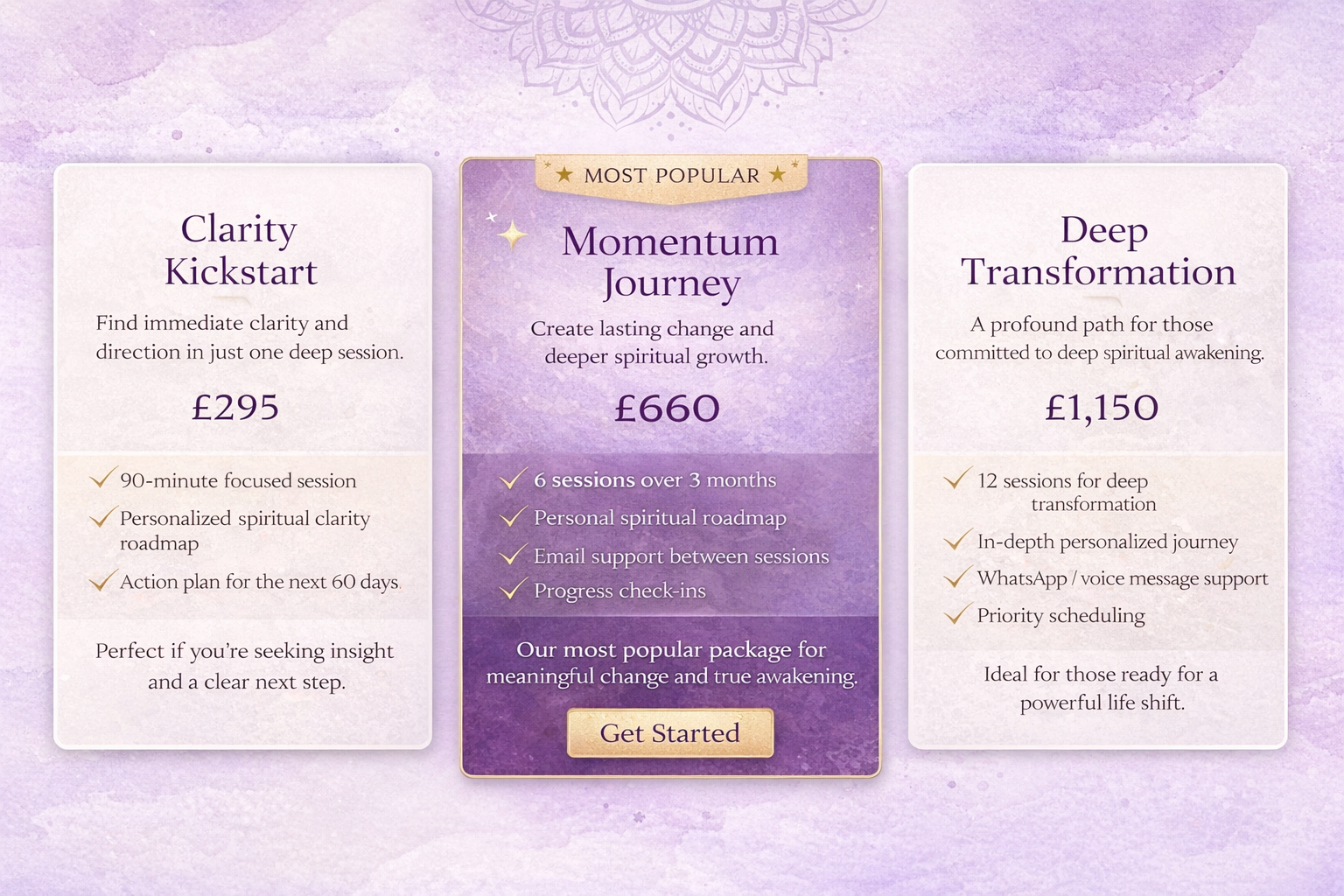 SPIRITUAL MENTORING SESSIONS WITH SAMANTHA JAYNE