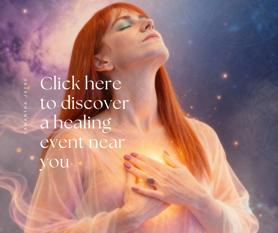 healing events with samantha jayne around the uk